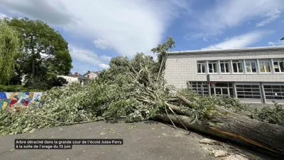 CHARTRES – De nombreux dégâts dans la ville après l'orage de...
