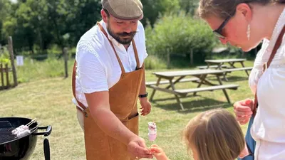 Barbecue et rando-vélo pour le député Kasbarian