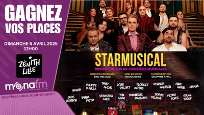 Gagnez vos places pour STARMUSICAL