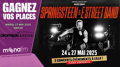 Gagnez vos places pour BRUCE SPRINGSTEEN le 27 mai au Stade Pierre...