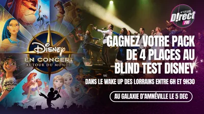 À GAGNER : VOTRE PACK FAMILLE POUR DISNEY EN CONCERT AU GALAXIE...