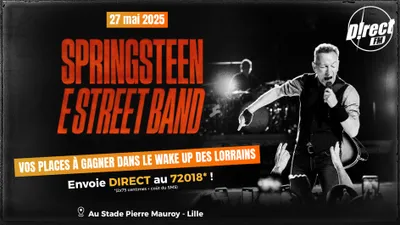 Concert : vos places pour aller voir Bruce Springsteen à Lille