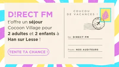 D!RECT FM lance le jeu de « La Carte Postale » !