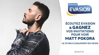 GAGNEZ VOS INVITATIONS POUR LE SHOWCASE DE MATT POKORA