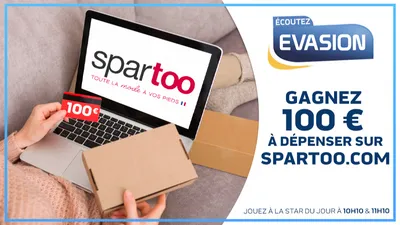 GAGNEZ 100 € CHEZ SPARTOO