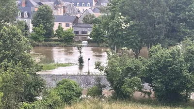 Inondations à Craon : l’onde de crue sur l’Oudon a atteint Segré !