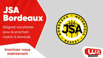JSA Bordeaux Métropole Basket : gagnez vos places pour le prochain...