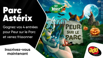 Parc Astérix : gagnez vos 4 entrées pour Peur sur le Parc et venez...