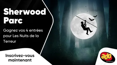 Sherwood Parc : gagnez vos 4 entrées pour les Nuits de la Terreur