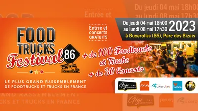 Plus de 100 Foodtrucks et 30 concerts : le Foodtrucks festival 86...