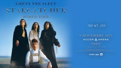 Concert : Greta Van Fleet passera par l’AccorArena en novembre,...