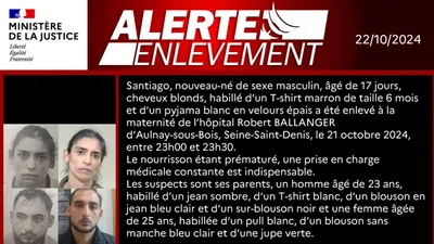 L’alerte enlèvement déclenchée pour retrouver Santiago, 17 jours,...