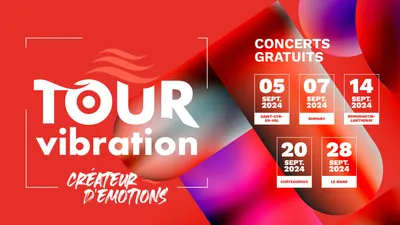 Tour Vibration 2024 : 5 dates confirmées dont 2 nouvelles villes ! 