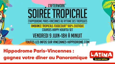 Hippodrome Paris-Vincennes : gagnez votre dîner au Panoramique