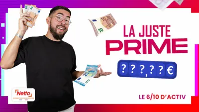 La Juste Prime ! Gagnez chaque matin à 8h20 entre 100€ et 600€ sur...