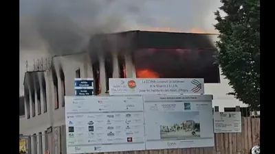 Châteauneuf-sur-Sarthe. La nouvelle mairie ravagée par les flammes