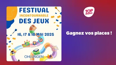Gagnez vos places pour le Festival Incontournable des Jeux...