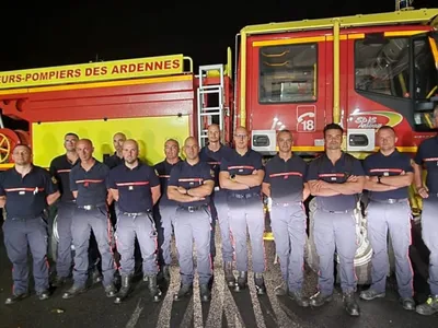 11 pompiers des Ardennes en renfort dans le sud de la France
