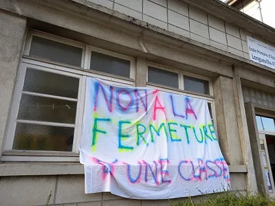 Ils refusent la fermeture  d'une classe