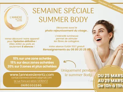 SUMMER BODY à L'Annexe by l'Eveil des Sens