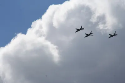Des avions de chasse en exercice dans la région