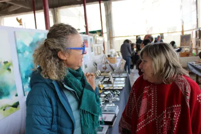 Une trentaine d'artiste au vide-ateliers à Brou