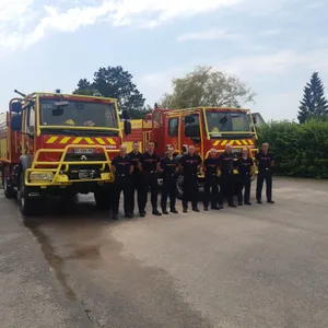 Des pompiers déployés pour faire face aux risdques d'incendies
