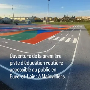 Une piste d’apprentissage du vélo à Mainvilliers