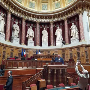 Des jeunes Mainvillois à la découverte du Sénat