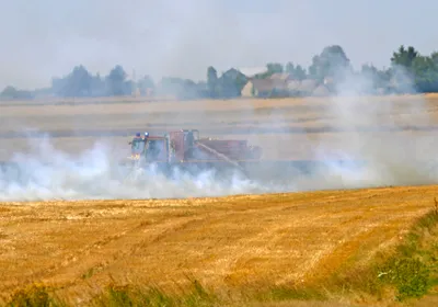 Nouveau feu de champ en pleine Beauce