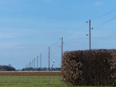 Survol des lignes aériennes d'Eure-et-Loir par hélicoptères 