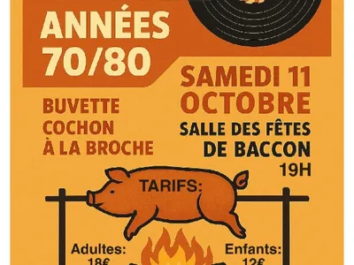 BACCON (45) - Soirée vinyle années 70/80