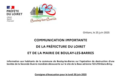 LOIRET – Une partie des habitants du bourg de Boulay-les-Barres...
