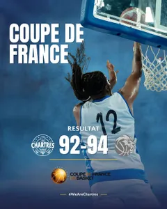 BASKET – Coupe de France : Chartres tient tête à Evreux