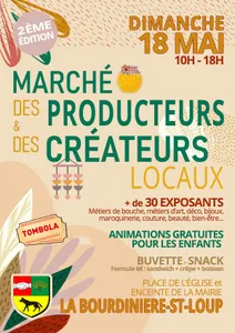 LA BOURDINIÈRE-SAINT-LOUP – Deuxième marché des producteurs ce...