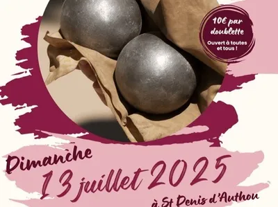SAINT-DENIS-D'AUTHOU - Concours de pétanque
