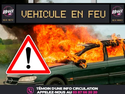 Info trafic : un camion en feu sur l’A31