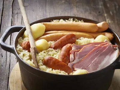 La choucroute d'Alsace