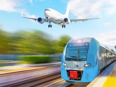 En France, le train est plus économique que l’avion sur les...