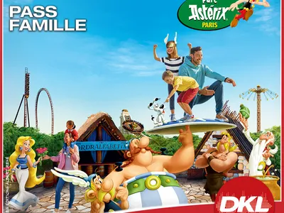 DKL vous offre votre pass famille au Parc Astérix !