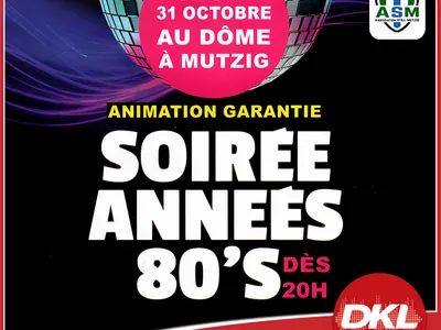 Gagnez vos entrées pour la soirée années 80 à Mutzig !