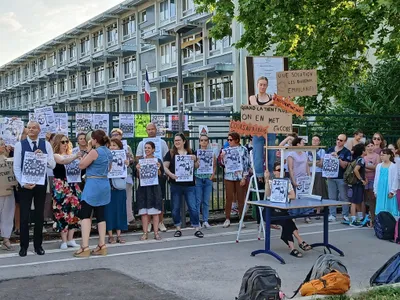 Un rassemblement ce lundi devant le collège Montchapet 