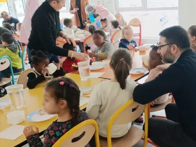 Un bon apprentissage passe par un bonne collation le matin à Noisiel