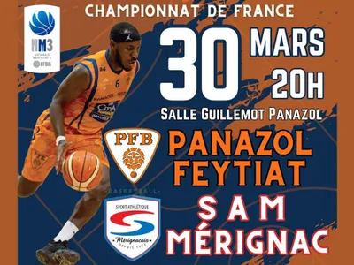 Gagnez vos places pour le match du Panazol Feytiat Basket Mérignac