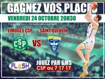 Basket Betclic Elite : Gagnez vos places pour Limoges CSP /...