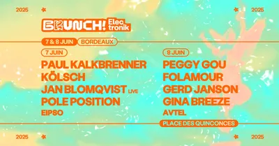 Antoine Baduel vous offre votre séjour pour Brunch Electronik Bordeaux