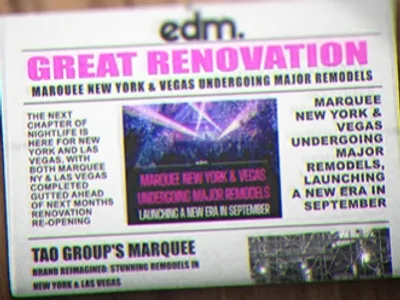 Le célèbre Marquee de Las Vegas totalement rénové !