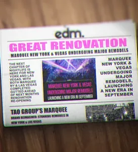Le célèbre Marquee de Las Vegas totalement rénové !