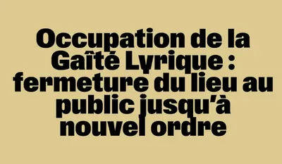 La Gaîté Lyrique ferme ses portes jusqu’à nouvel ordre 