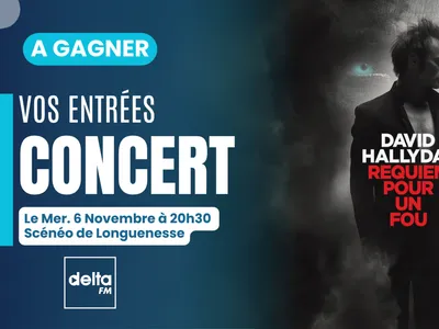 2 entrées pour le concert David Hallyday